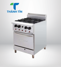 BẾP ÂU 4 HỌNG CÓ LÒ NƯỚNG DÙNG GAS DRO4-17