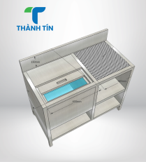 QUẦY THÙNG ĐÁ INOX