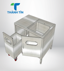 QUẦY CHẬU RỬA CÓ THÙNG RÁC DI ĐỘNG