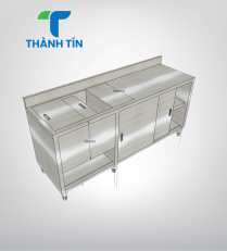 QUẦY THÙNG ĐÁ INOX 