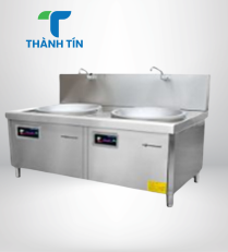 BẾP ĐIỆN TỪ ĐÔI CHẢO LÕM INOX