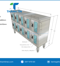 TỦ LOCKER INOX - 10 NGĂN 