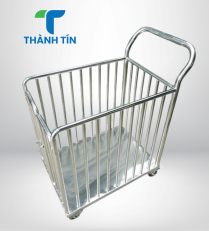 XE ĐẨY ĐỒ VẢI INOX