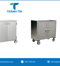 XE TỦ ĐẨY DỤNG CỤ INOX PHÒNG SẠCH