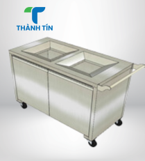 XE THU GOM THỨC ĂN THỪA INOX