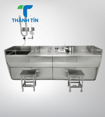 CHẬU RỬA INOX PHÒNG SẠCH TÍCH HỢP BÀN THAO TÁC