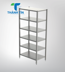 KỆ PHẲNG 6 TẦNG INOX