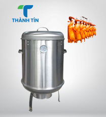 LÒ QUAY VỊT 40 INOX MINI (1-2 CON) DÙNG THAN