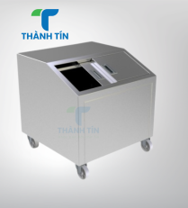 THÙNG ĐÁ VÁT XÉO DI ĐỘNG CÓ BÁNH XE