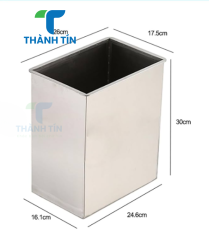 THÙNG RÁC INOX PHÒNG SẠCH 