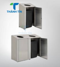 TỦ INOX CÓ LỖ XẢ RÁC PHÒNG SẠCH