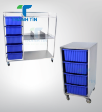 TỦ XE ĐẨY DỤNG CỤ Y TẾ PHÒNG SẠCH