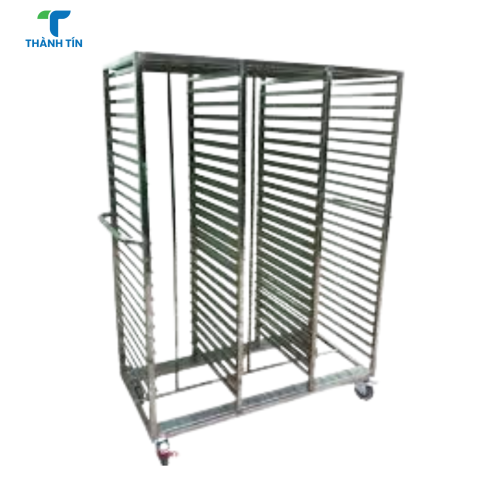 XE ĐẨY KHAY INOX