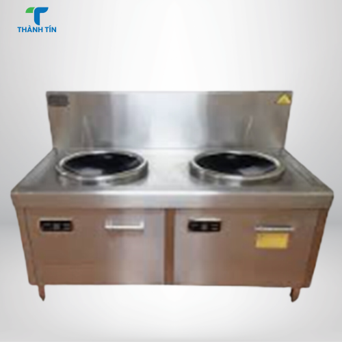 BẾP ĐIỆN TỪ ĐÔI CHẢO LÕM KÍNH