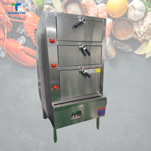 TỦ HẤP HẢI SẢN 3 TẦNG 