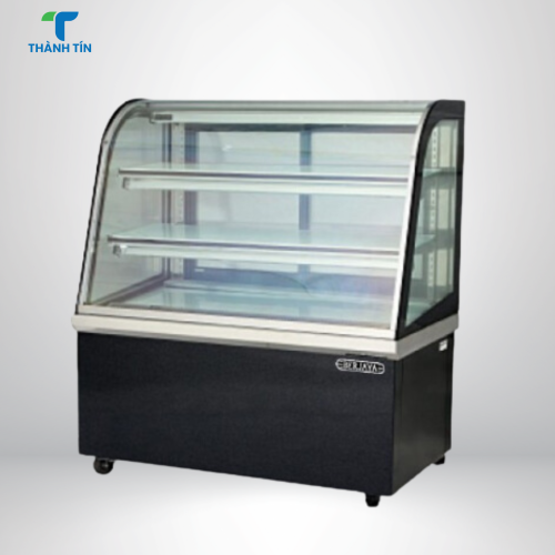 TỦ TRƯNG BÀY CÁNH KÍNH 2 TẦNG 900MM BERJAYA CCS09SB13-2FB