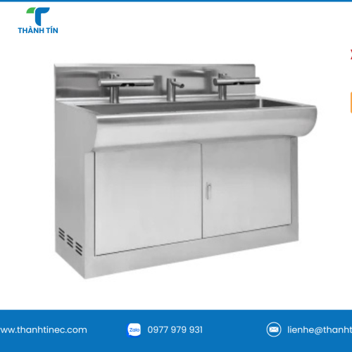 CHẬU RỬA INOX PHÒNG SẠCH CẢM ỨNG TỰ ĐỘNG