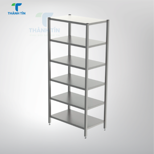 KỆ PHẲNG 6 TẦNG INOX