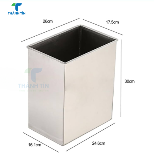 THÙNG RÁC INOX PHÒNG SẠCH 