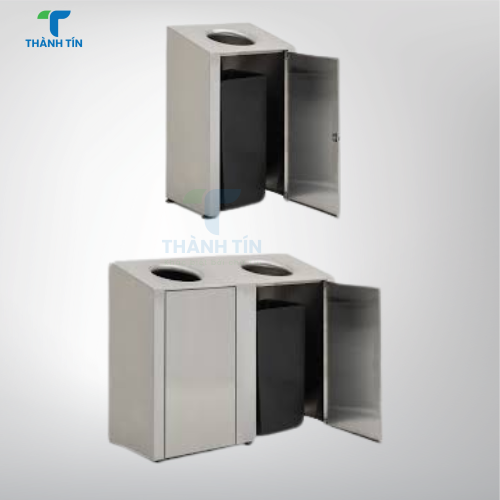 TỦ INOX CÓ LỖ XẢ RÁC PHÒNG SẠCH
