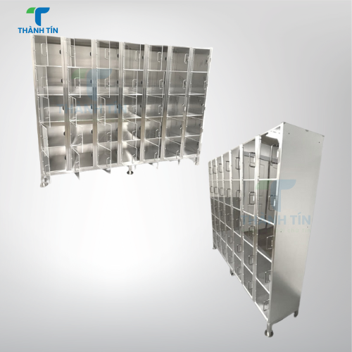 TỦ LOCKER CỬA MICA PHÒNG SẠCH